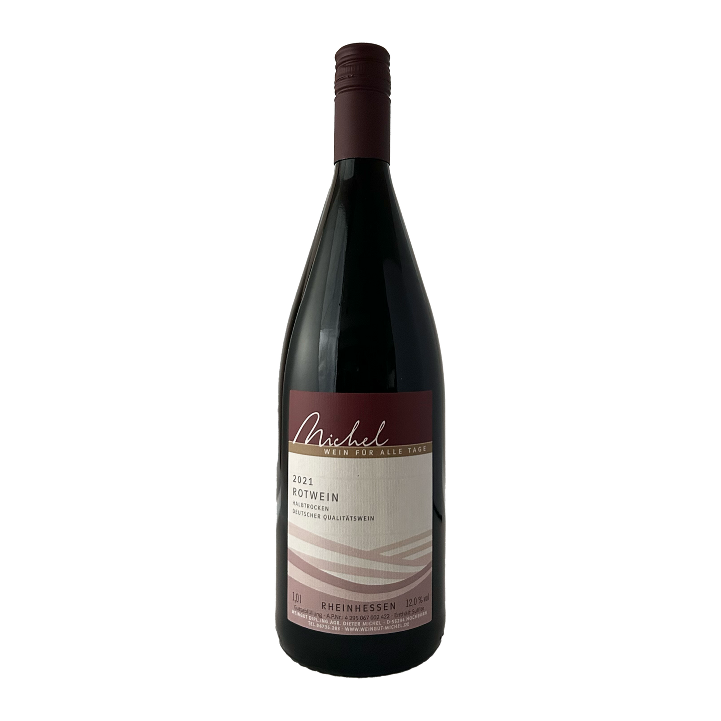 Rotwein halbtrocken 1L